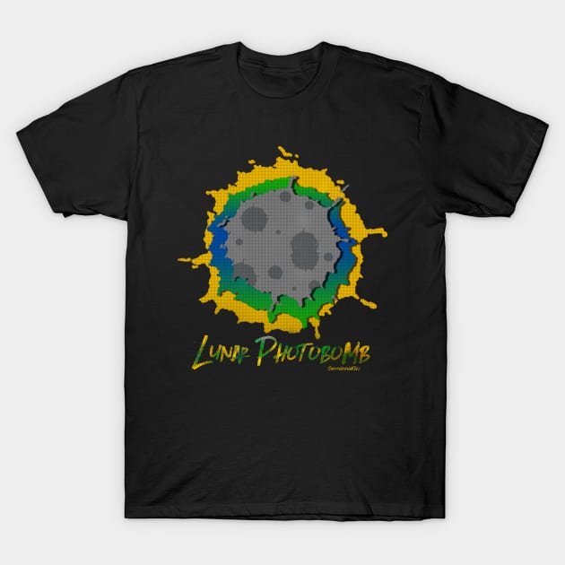 Lunar Eclipse Photobomb T-Shirt by SherringenergyTeez